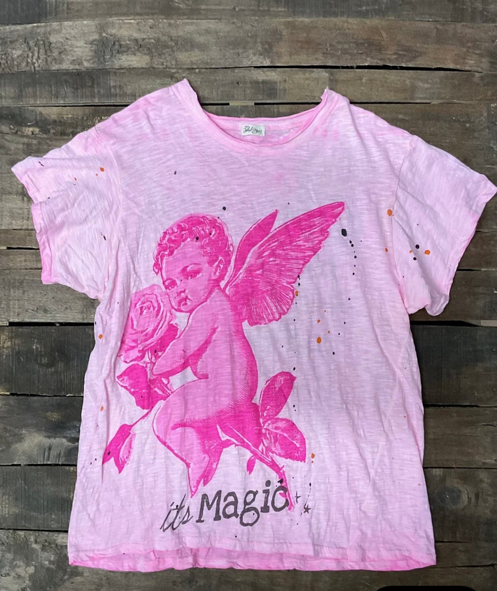 Pre order  Jaded gypsy worn and weathered tee true love ❤️ 👼 one size