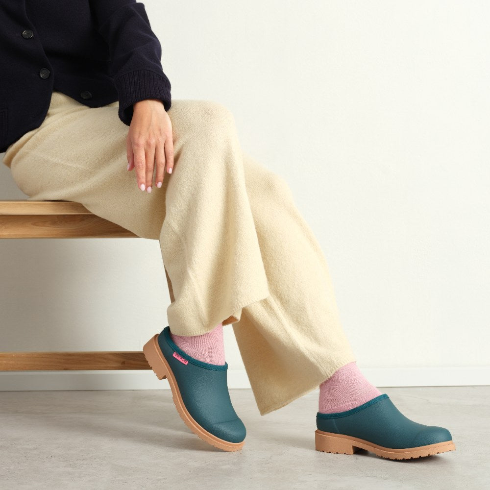 Merry people Billie clog brick teal