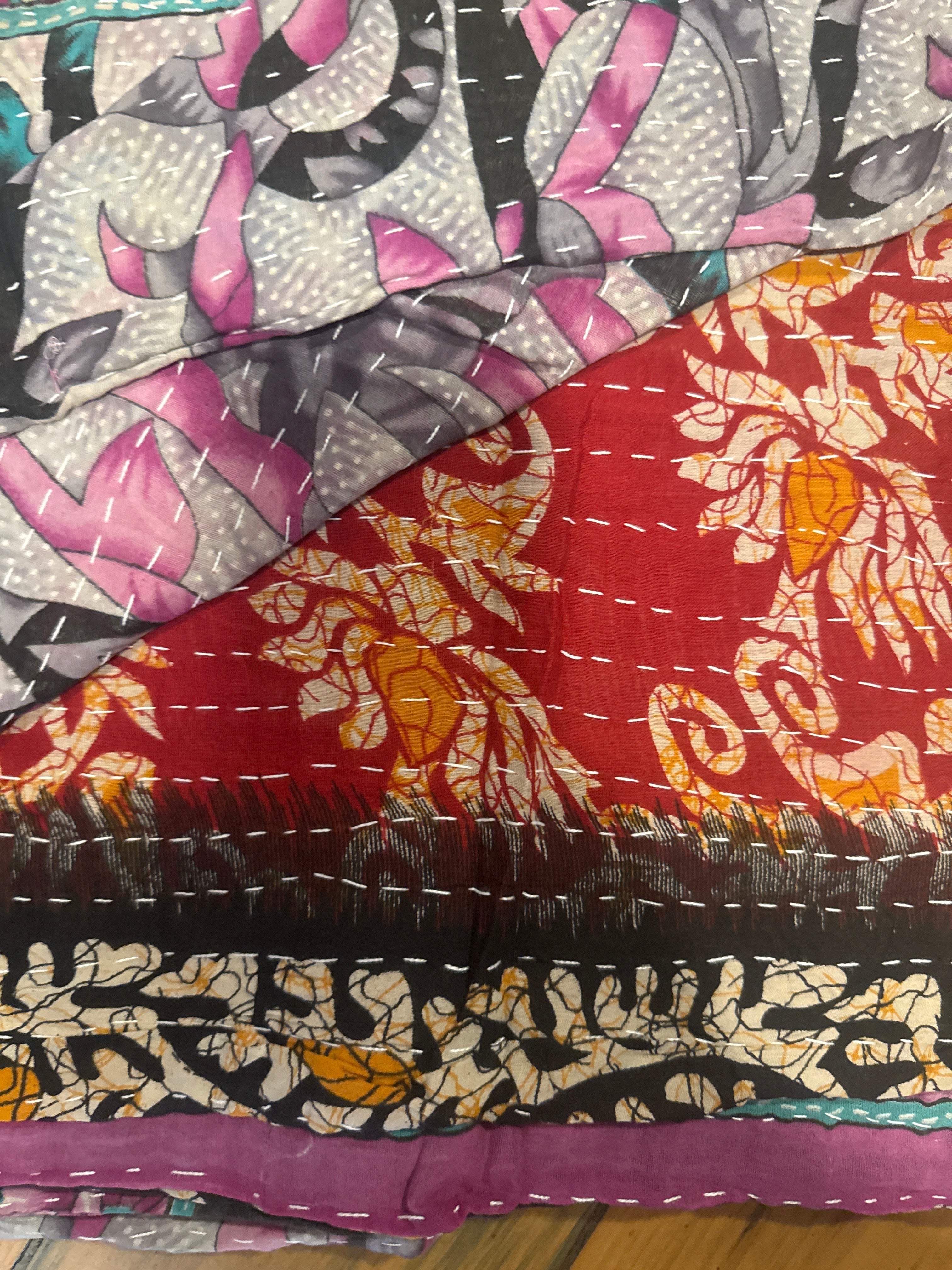Vintage Kantha Quilts 150cm x 240cm