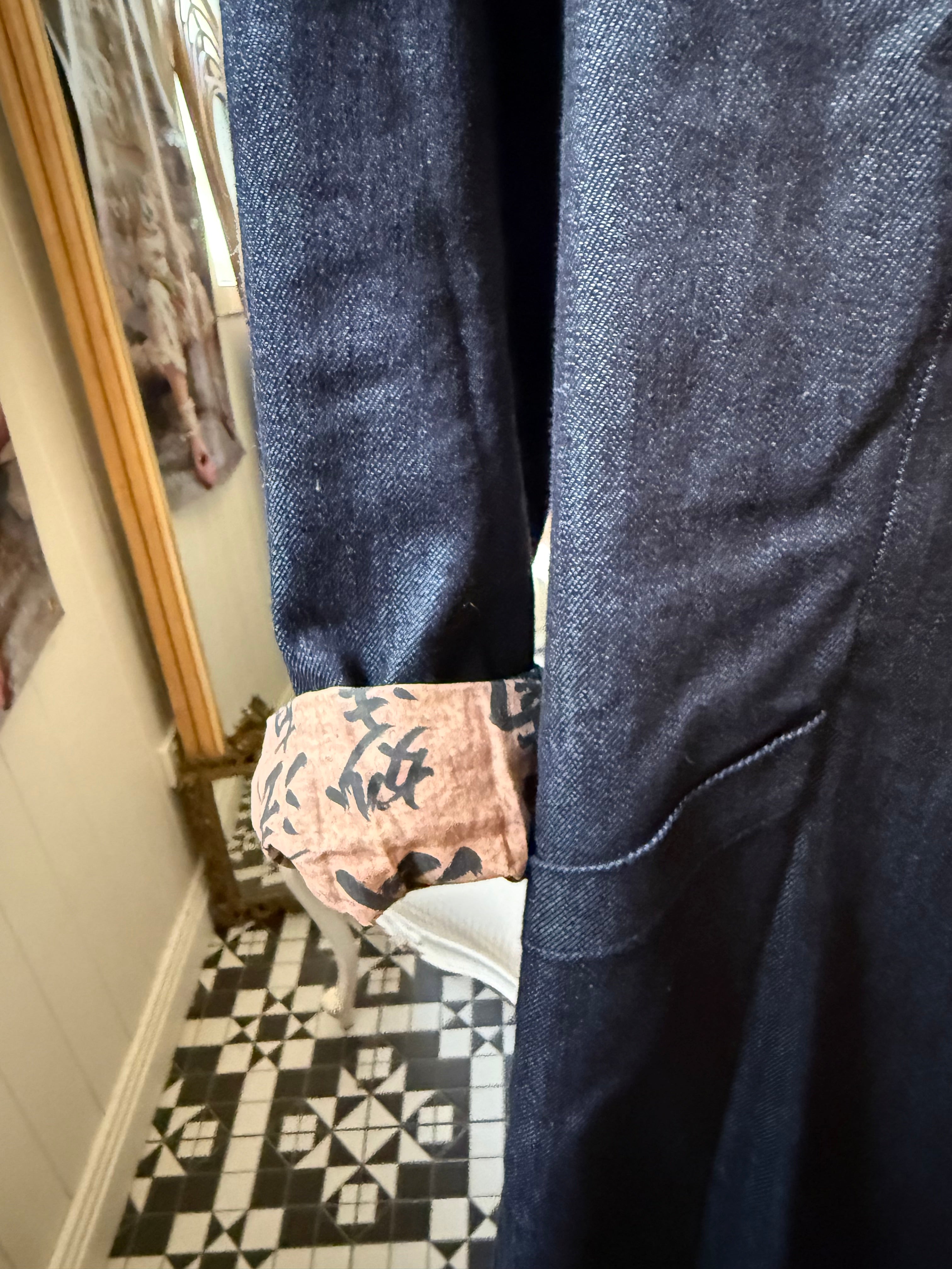 Dogstar onmitsu coat indigo denim