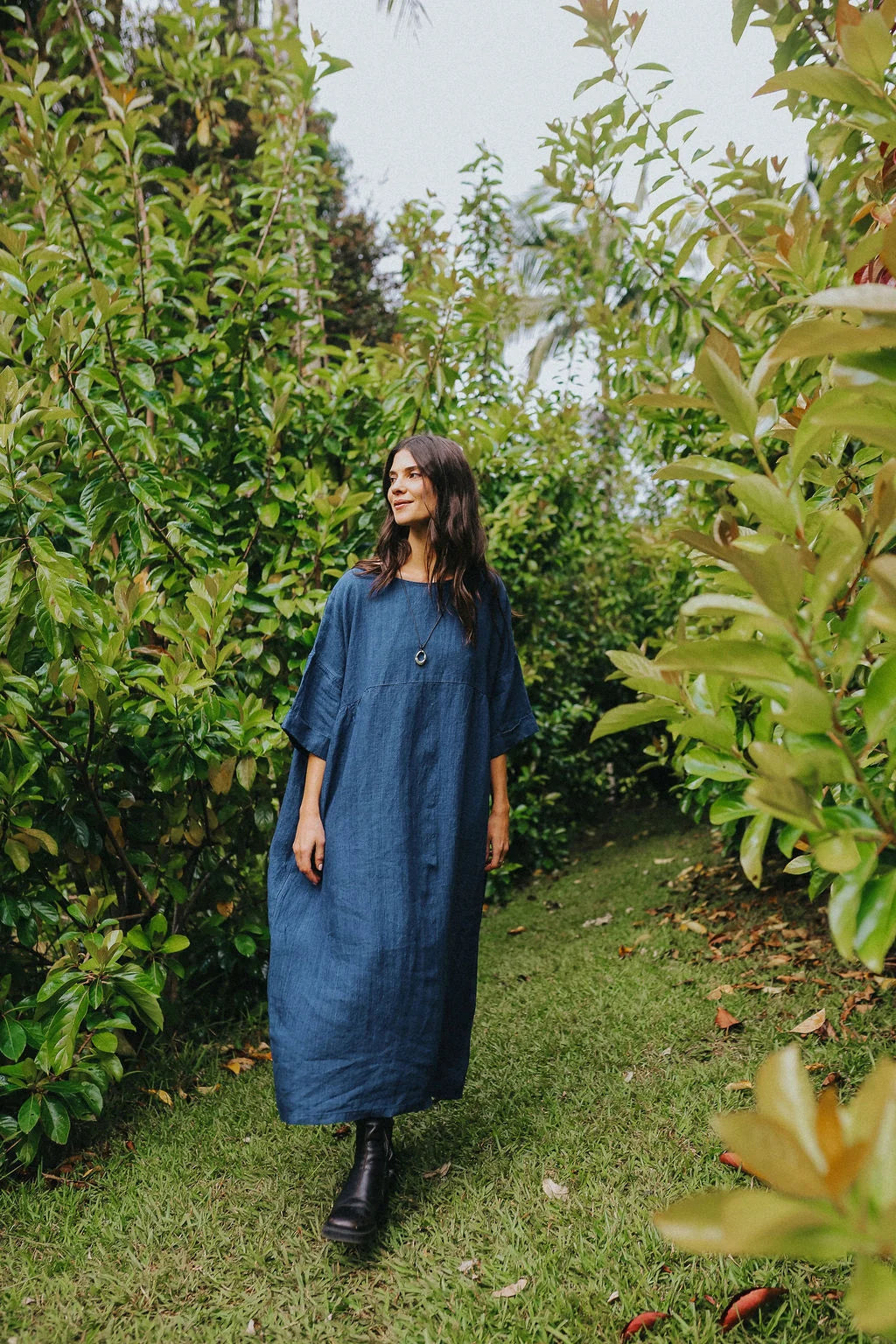 Montaigne Noa Indigo dress