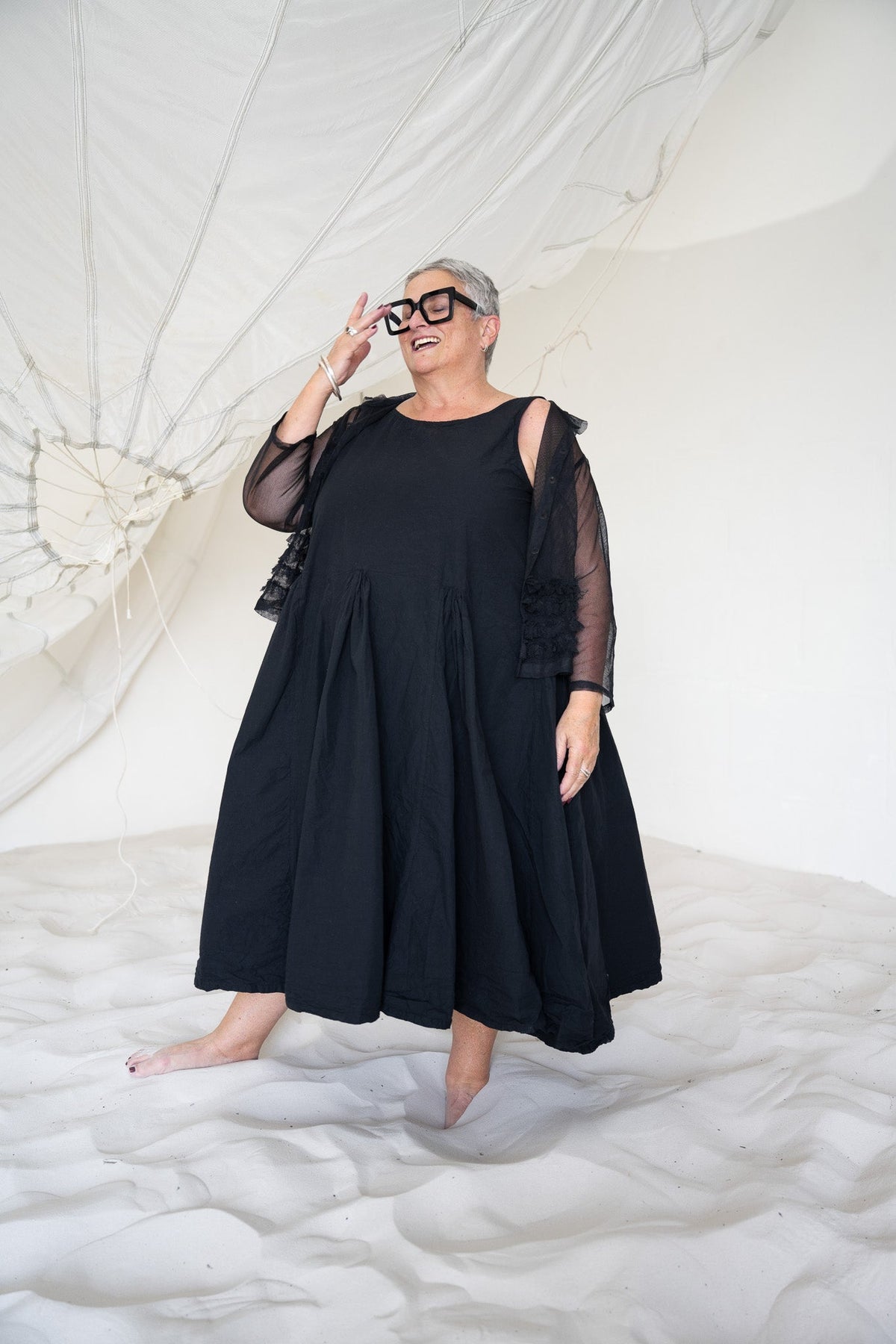 Neg by design Portland dress cotton poplin