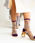Libra zodiac sheer socks