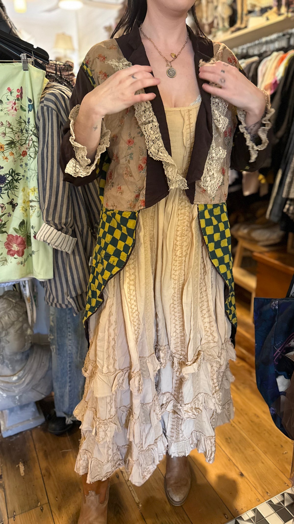 House of Jaded Gypsy Moonlit manor jacket reversable