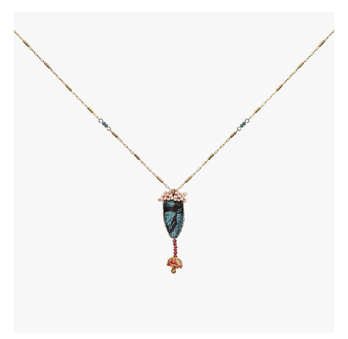 Ayala bar Summer Skies Set, Artisam Necklace, Light H3637