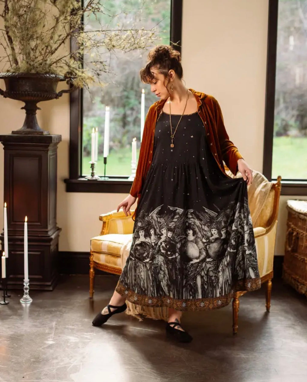 The guardians Boheme slip dress