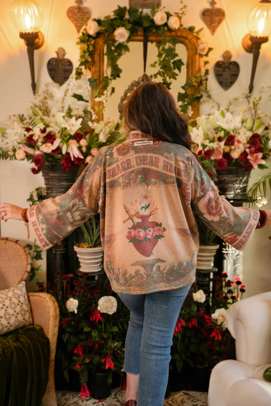 COURAGE DEAR HEART COTTAGE CARDIGAN market of stars