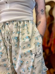 Indi & Sai Rosalie floral bloomers - blue