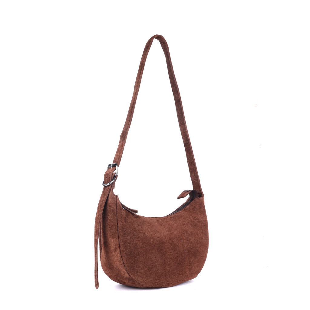 Tulip moon suede 🌙 bag oran leather