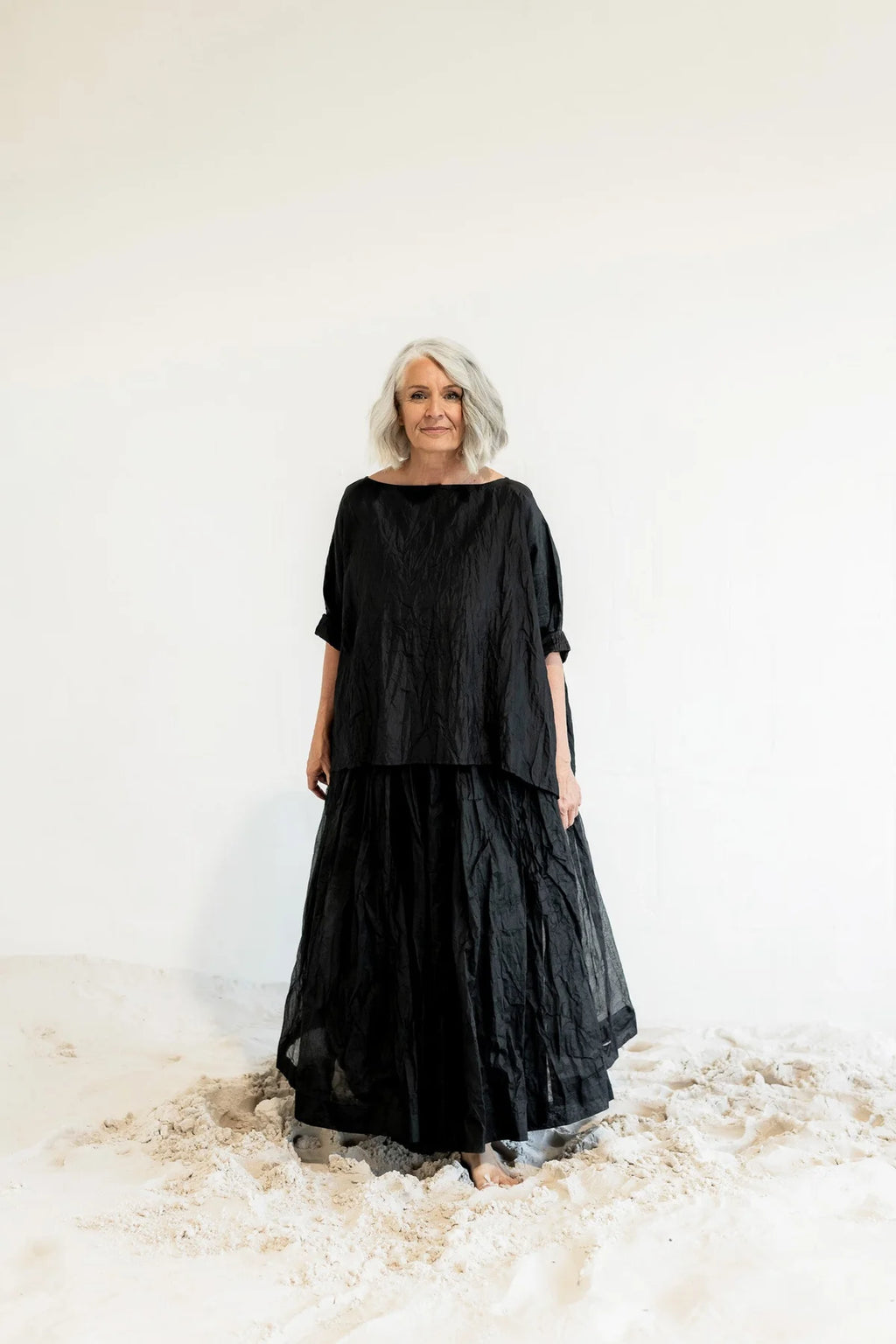 Megbydesign | Opera skirt black - cotton organdy