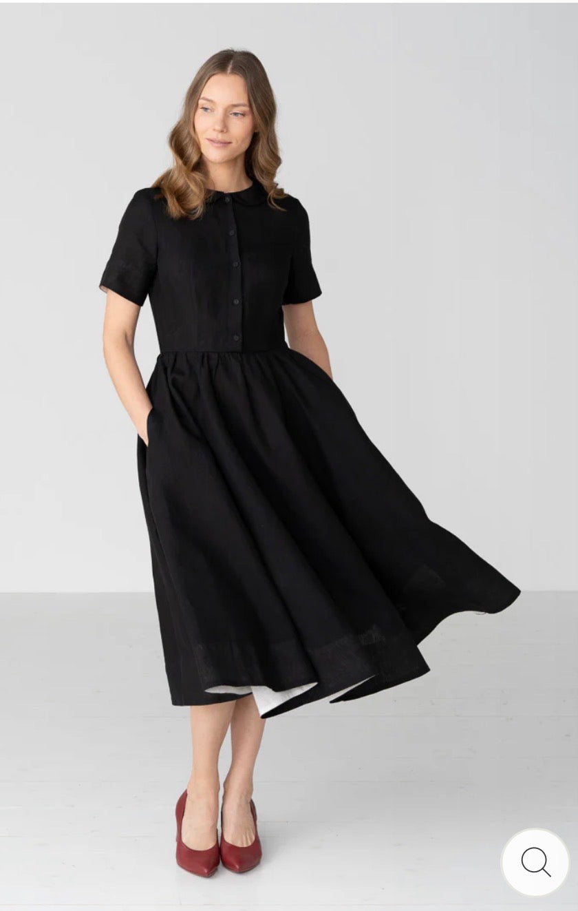 Son de flor classic dress black last one SALE