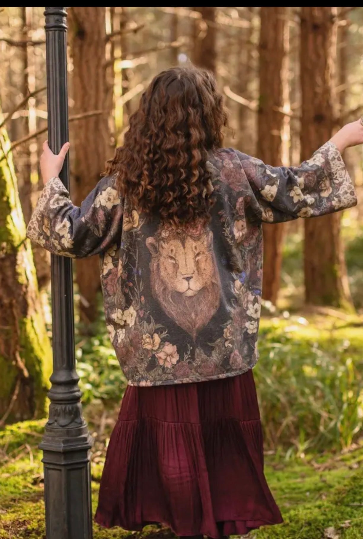 Pre order Lionheart fleece cottage cadigan kimono