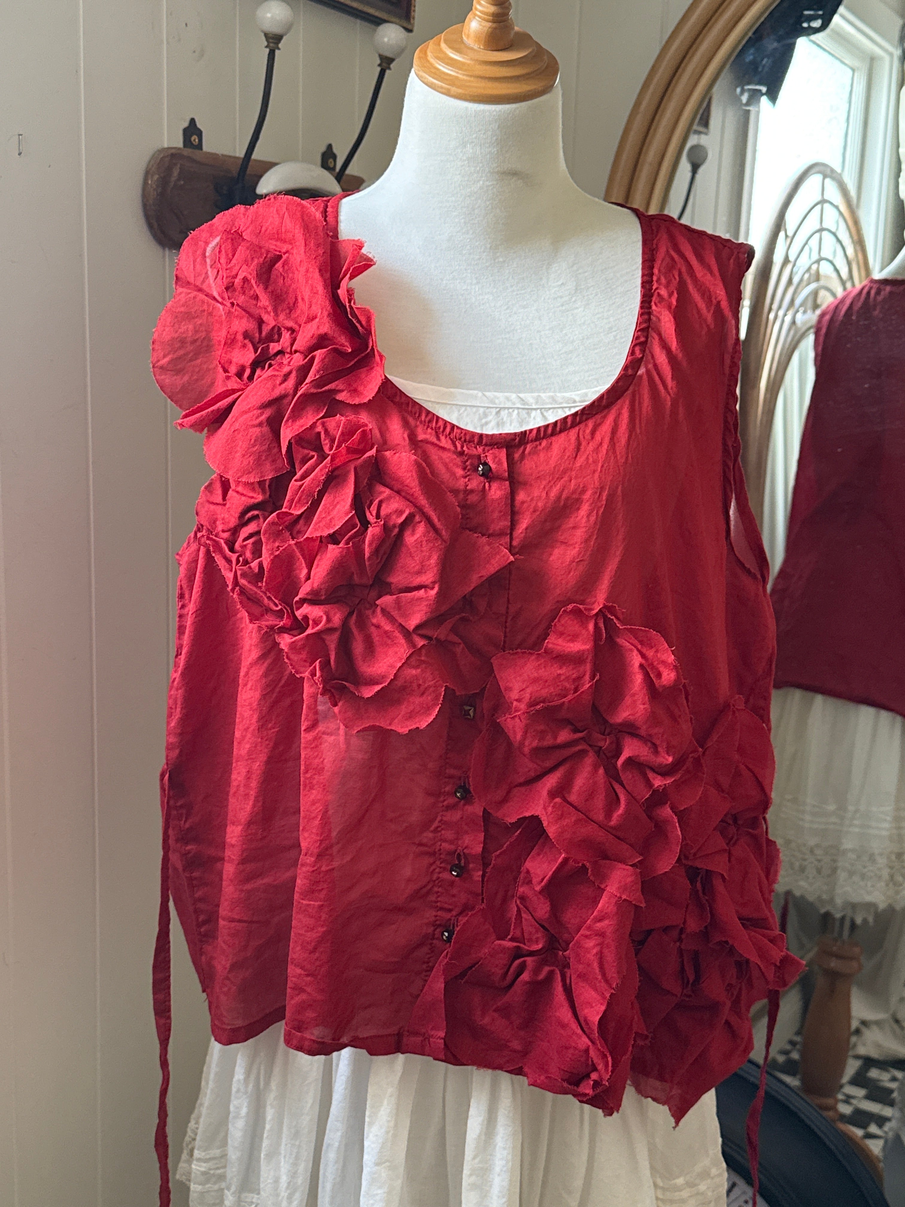 Krista Larson Hibiscus cami valentine CV O/S
