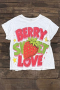 Worn and weathered tee berry sweet