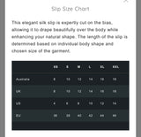 Silk velvet slip maxi chocolate