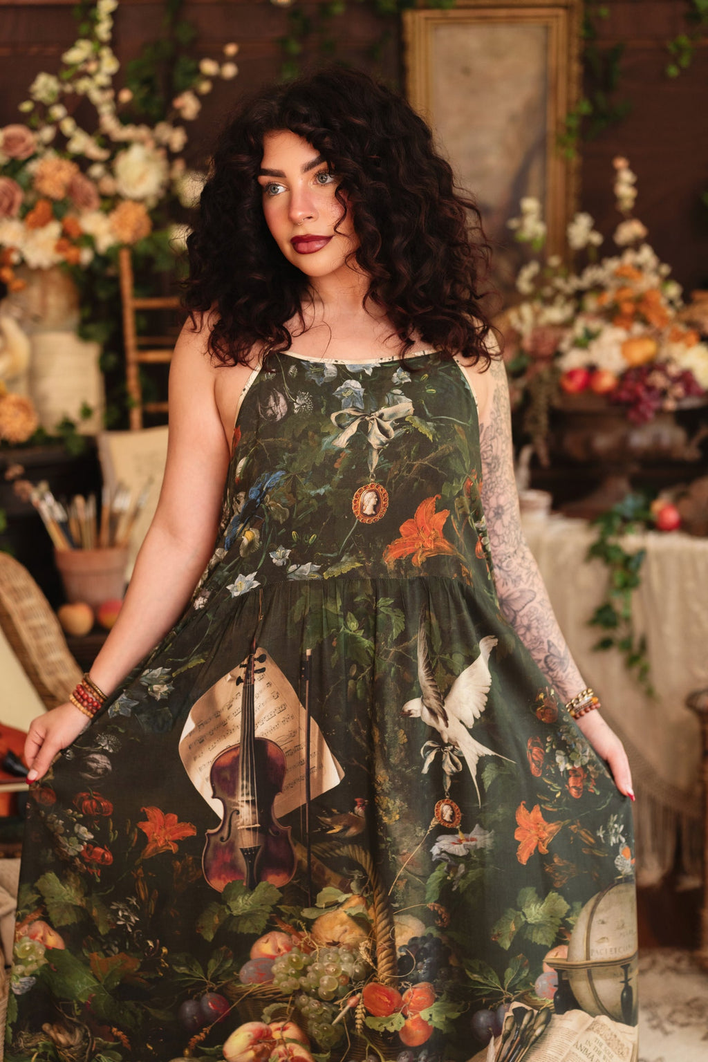 LABOUR OF LOVE BOHÉME SLIP DRESS
