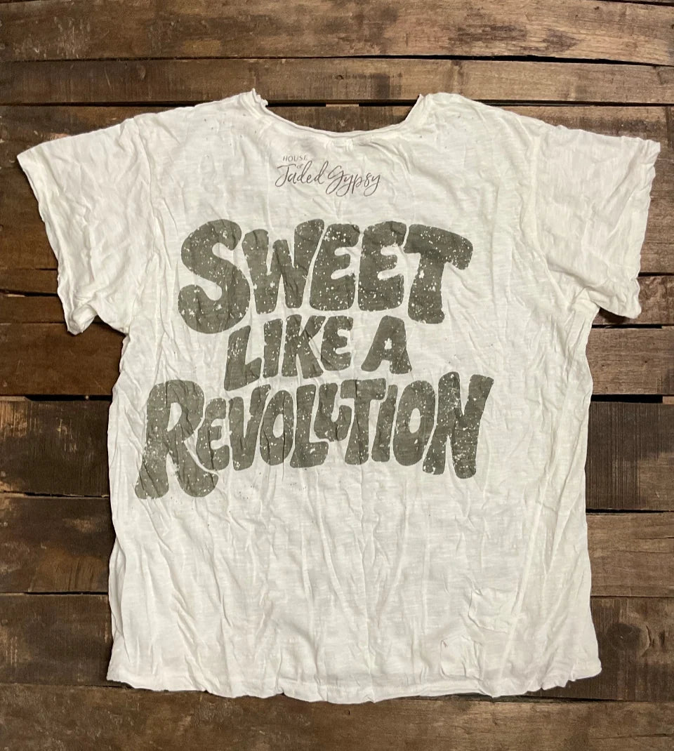 Ore order Jaded Gypsy worn and weathered tee eat cake