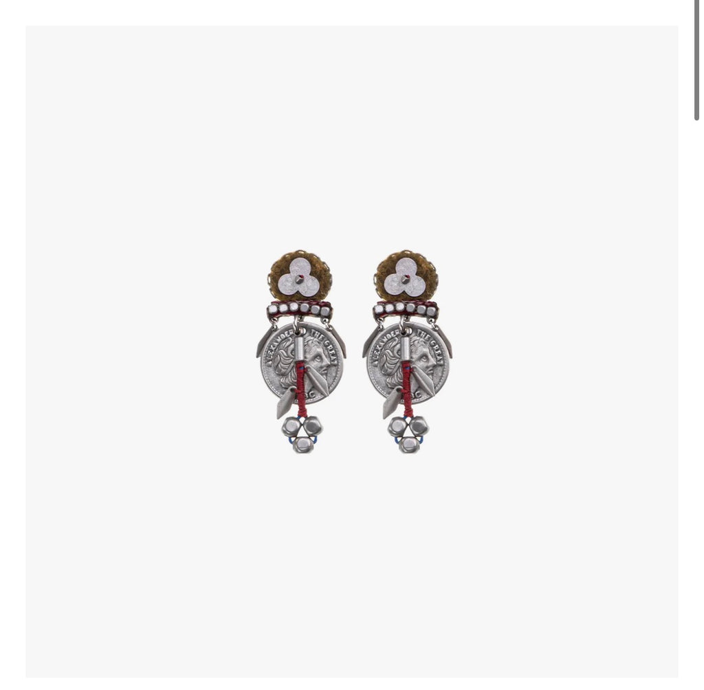 Ayala bar Twinkle Set, Metal Earrings, Bronze N2431