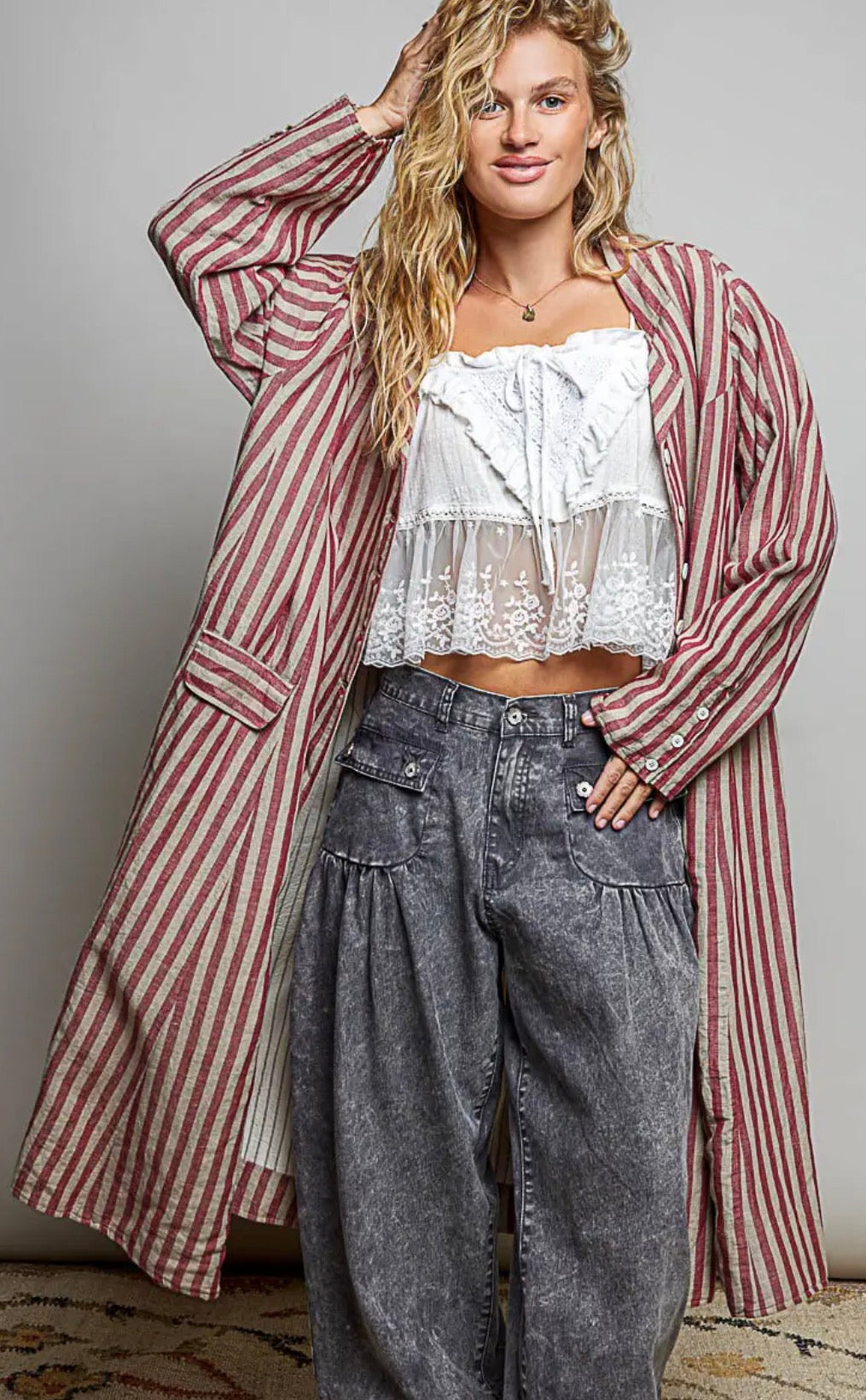 Felix Button Front Cotton coat