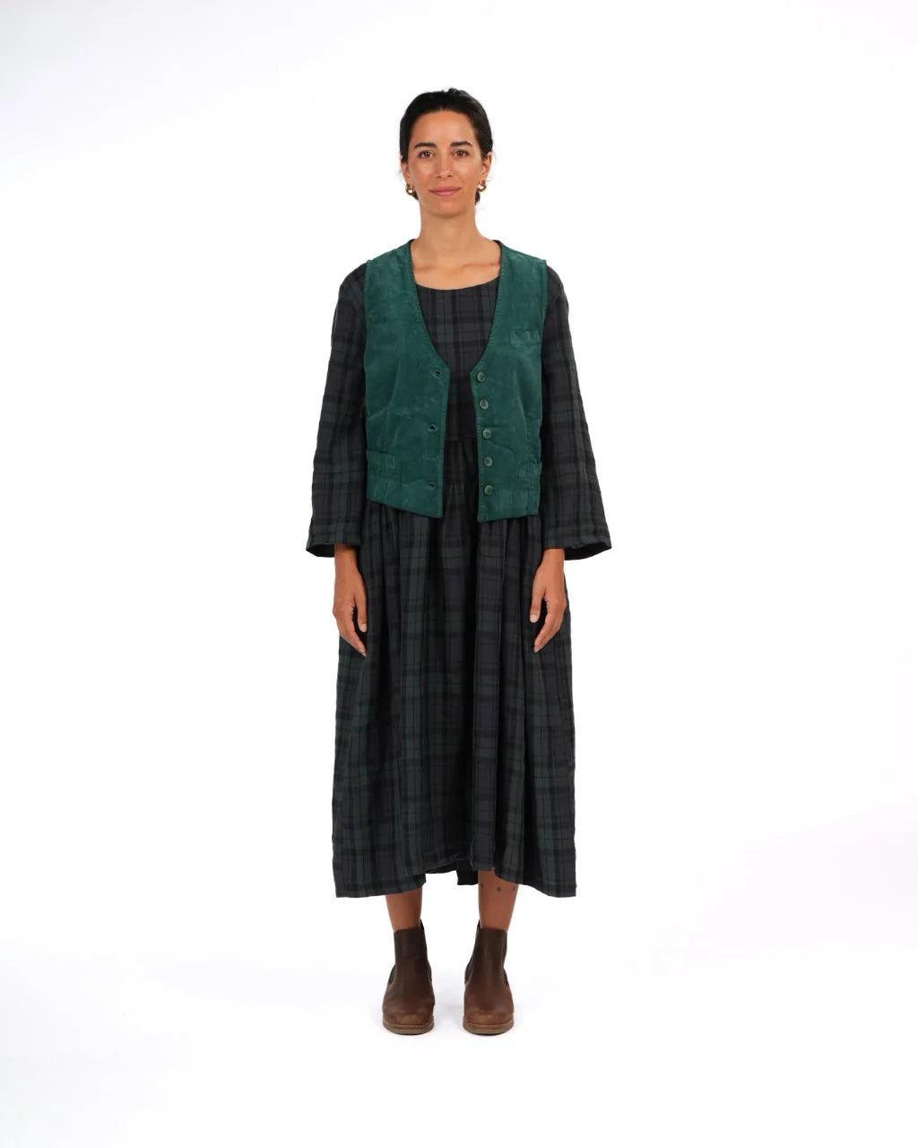 Montaigne Odette Velvet Vest