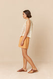 Indi & Cold Halter Collar Top
