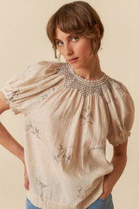 Indi & Cold Crochet Details Blouse