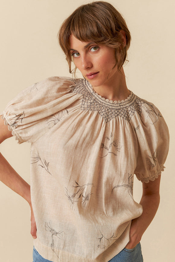 Indi & Cold Crochet Details Blouse