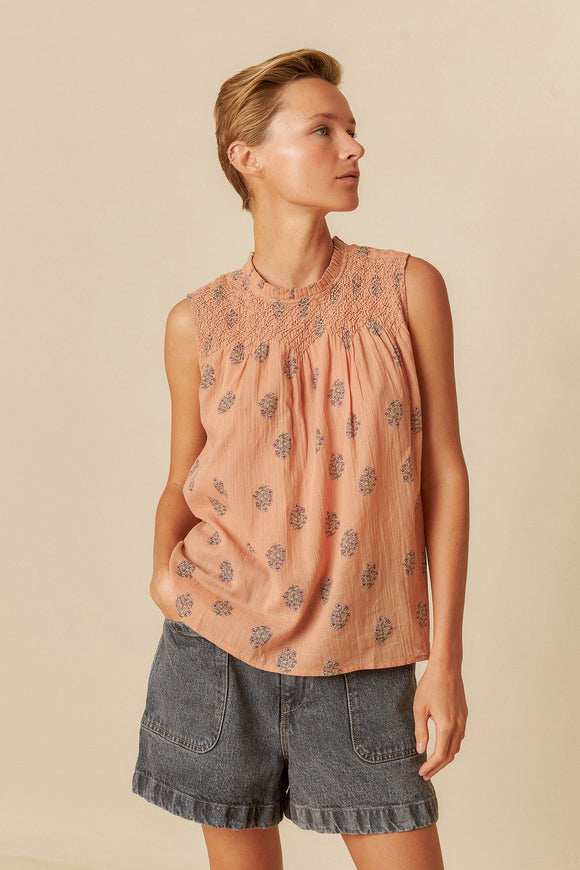 Indi & Cold Manual Smock Blouse