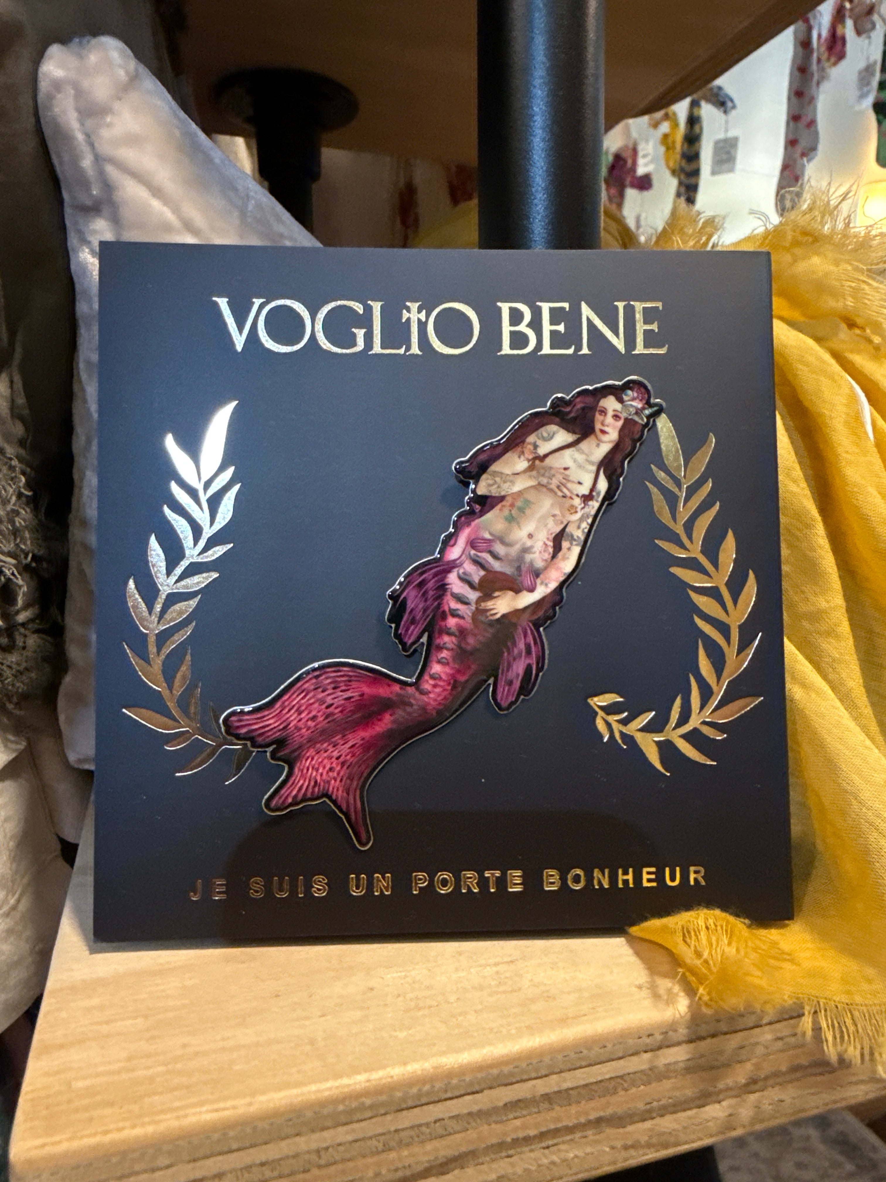 Voglio Bene Mermaid pin