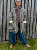 Winnie blue stripe coat
