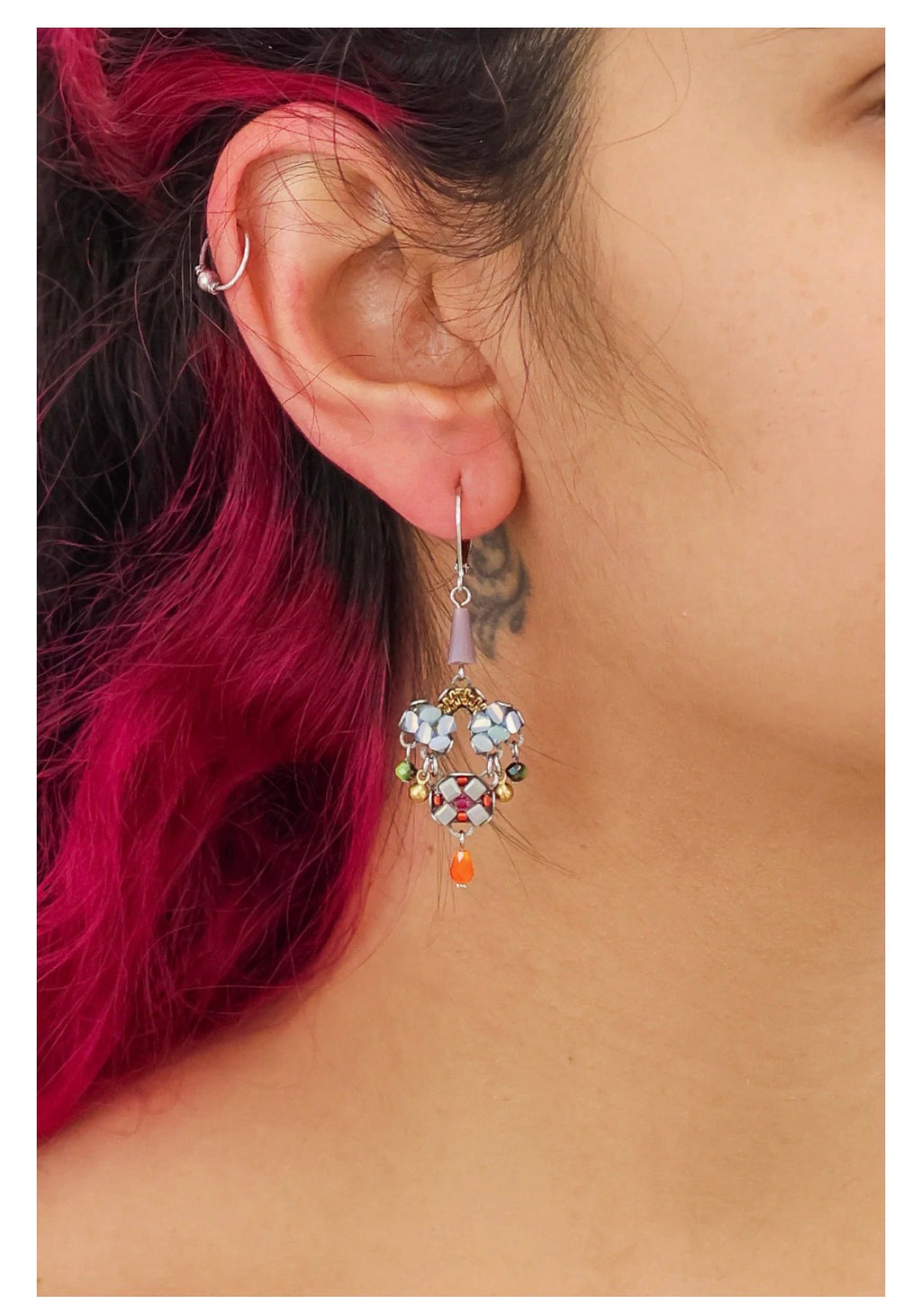 Ayala bar Spring Awakening Set, Drop Earrings, Floret C2360