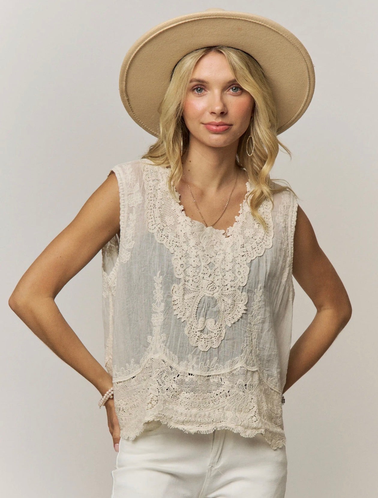 Adora Amelia embroidery top - Stay Wild Collective