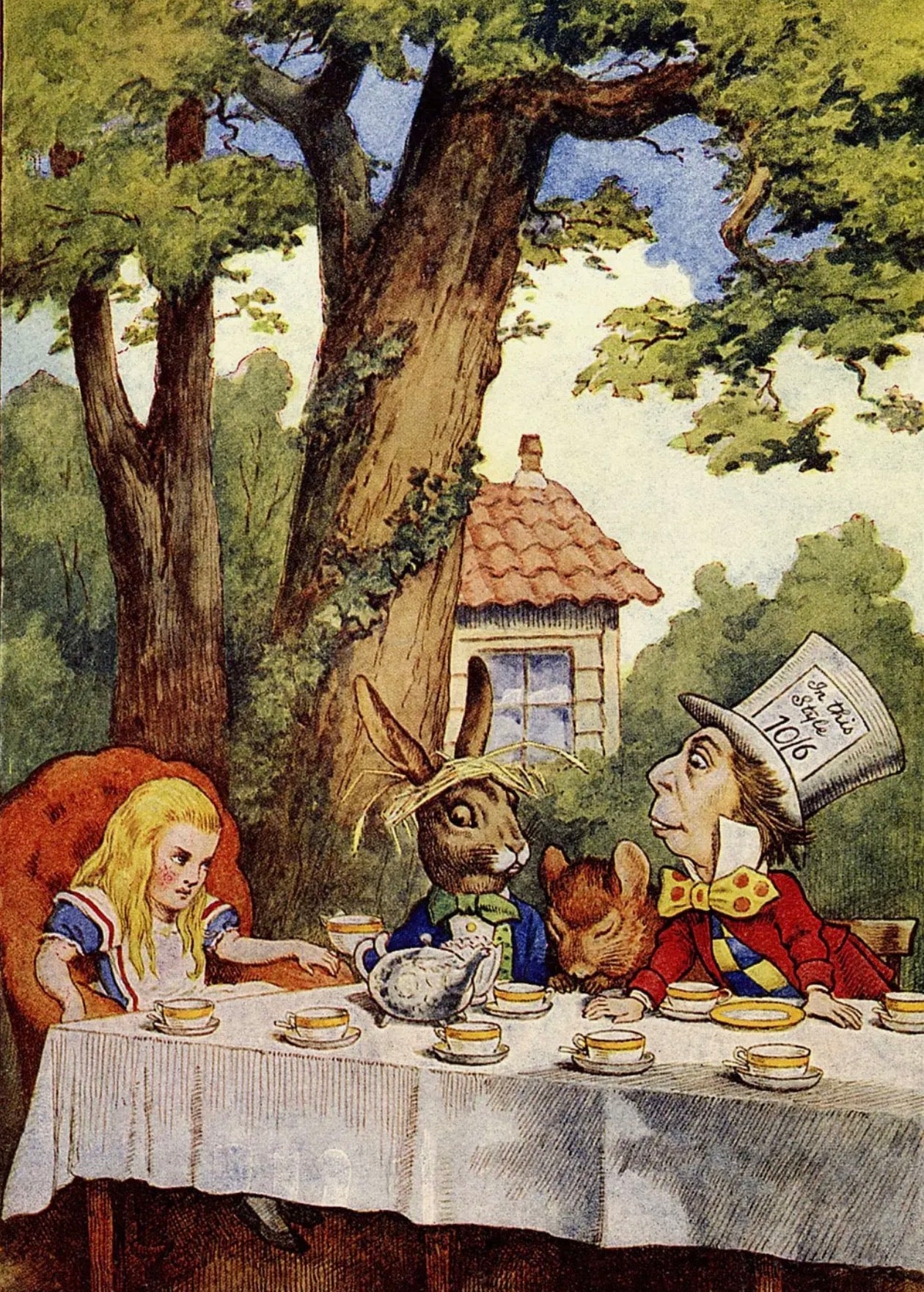  Alice in wonderland A1 size large decopage paper - Stay Wild Collective  Decor