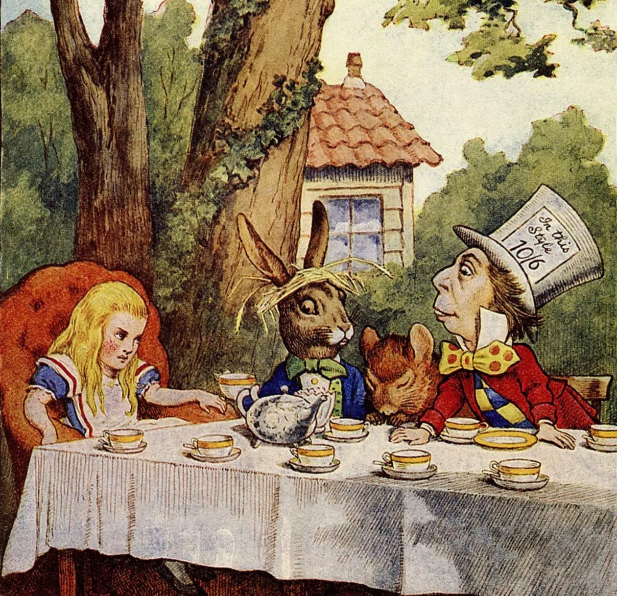  Alice in wonderland A1 size large decopage paper - Stay Wild Collective  Decor