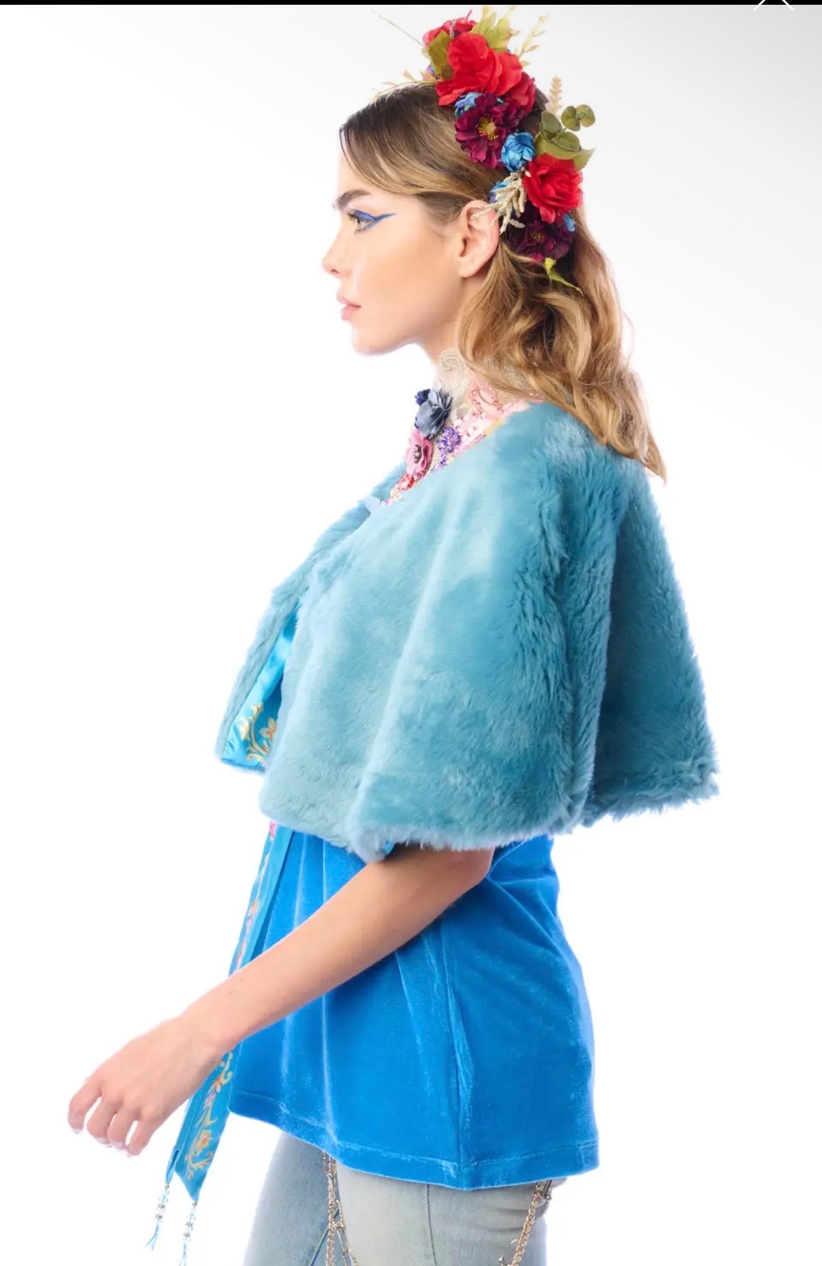 Aratta Grace Kelly  revesable fur cape - Stay Wild Collective