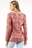 Aratta RENAISSANCE SILK JACQUARD BLAZER
