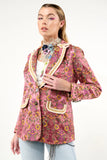 Aratta RENAISSANCE SILK JACQUARD BLAZER