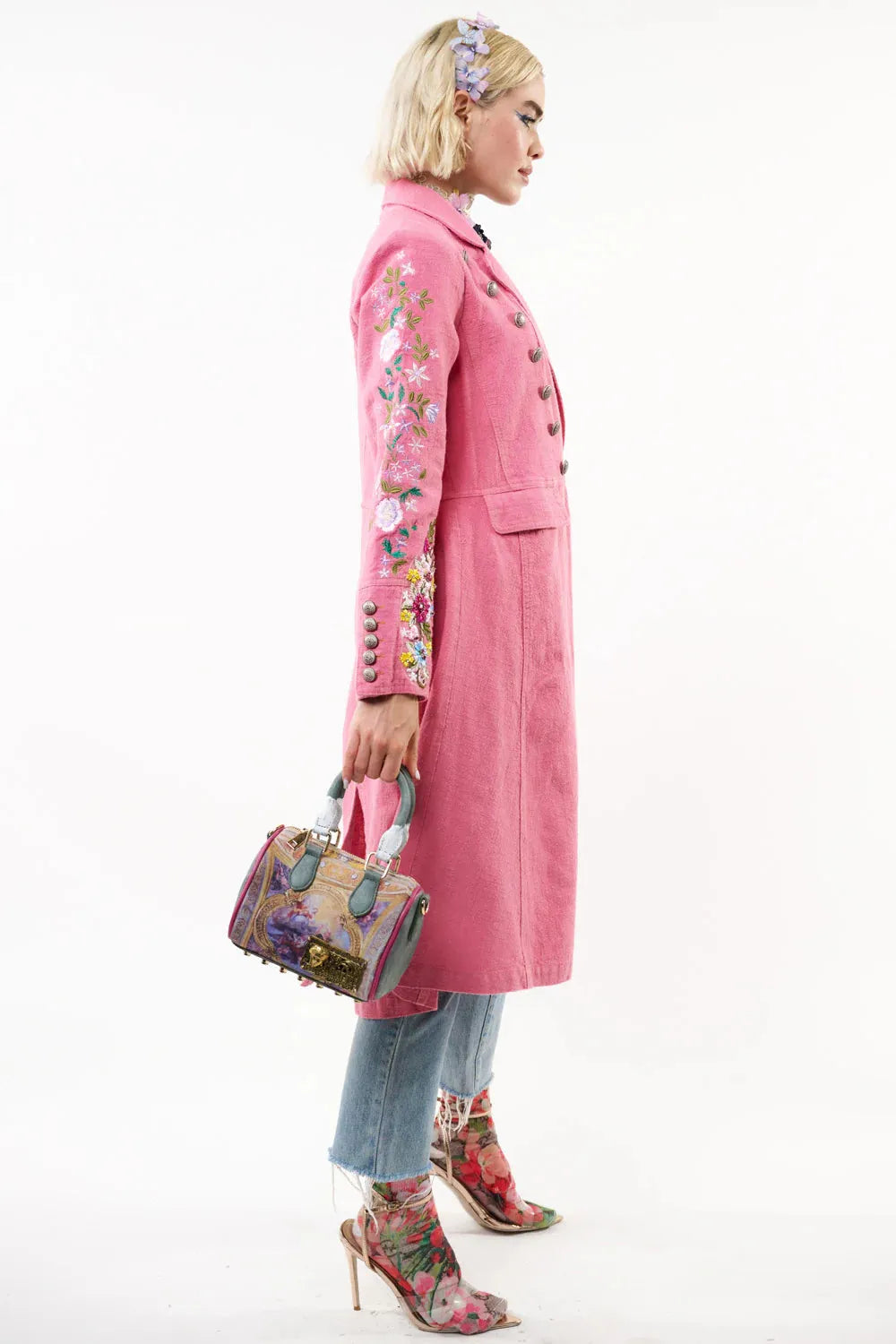 Arrata pink city coat - Stay Wild Collective  