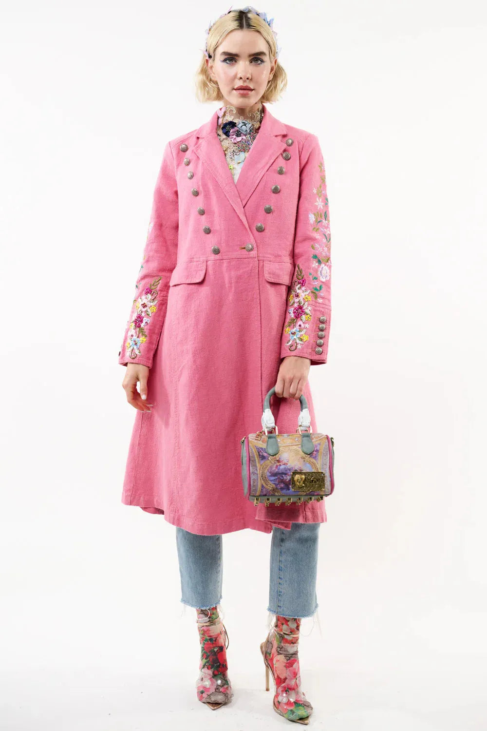 Arrata pink city coat - Stay Wild Collective  