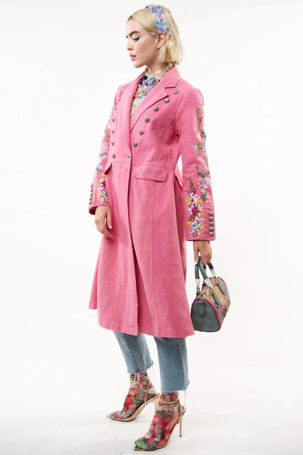 Arrata pink city coat - Stay Wild Collective  