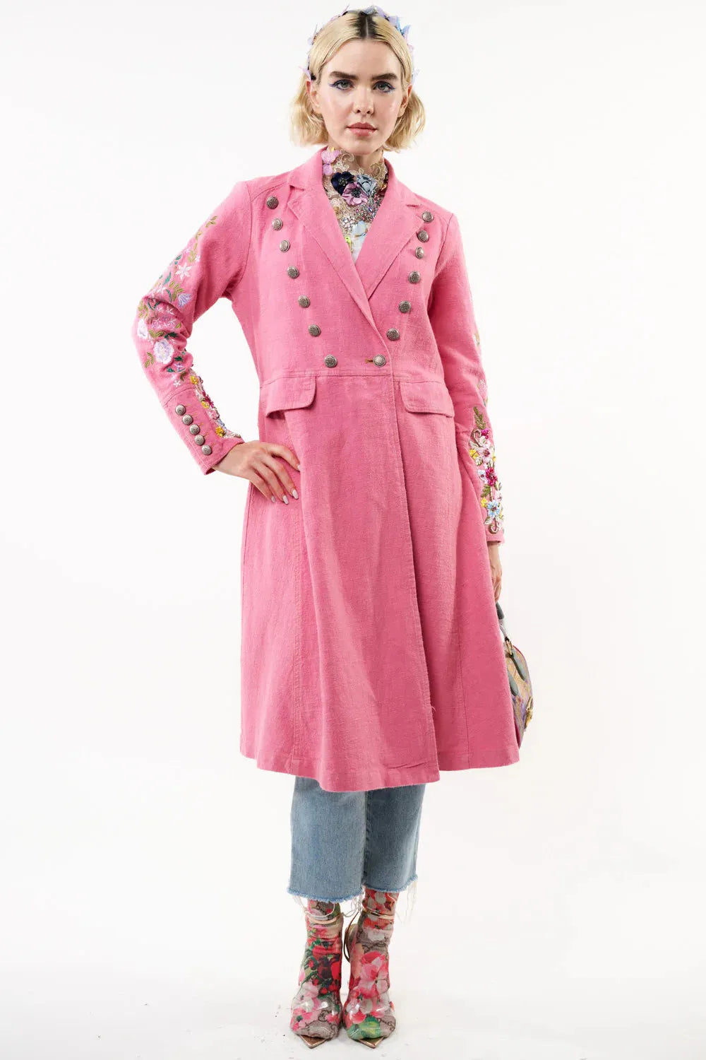 Arrata pink city coat - Stay Wild Collective  