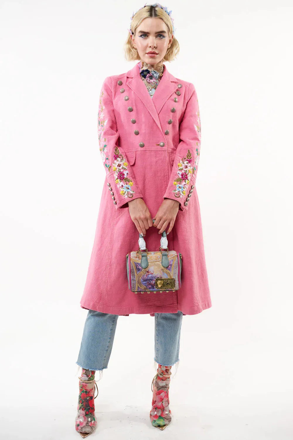 Arrata pink city coat - Stay Wild Collective  