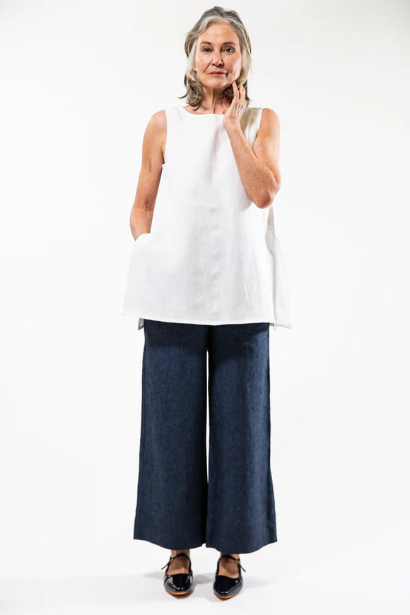 Evas Sunday Asher Top - White