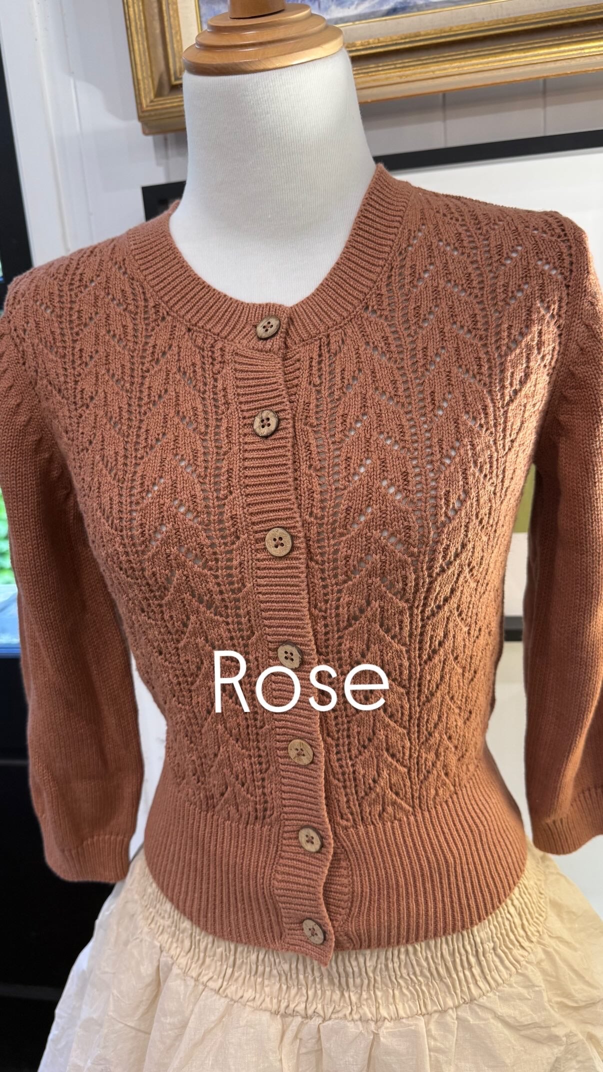  Ava cardigan lazy bones brown SALE - Stay Wild Collective  