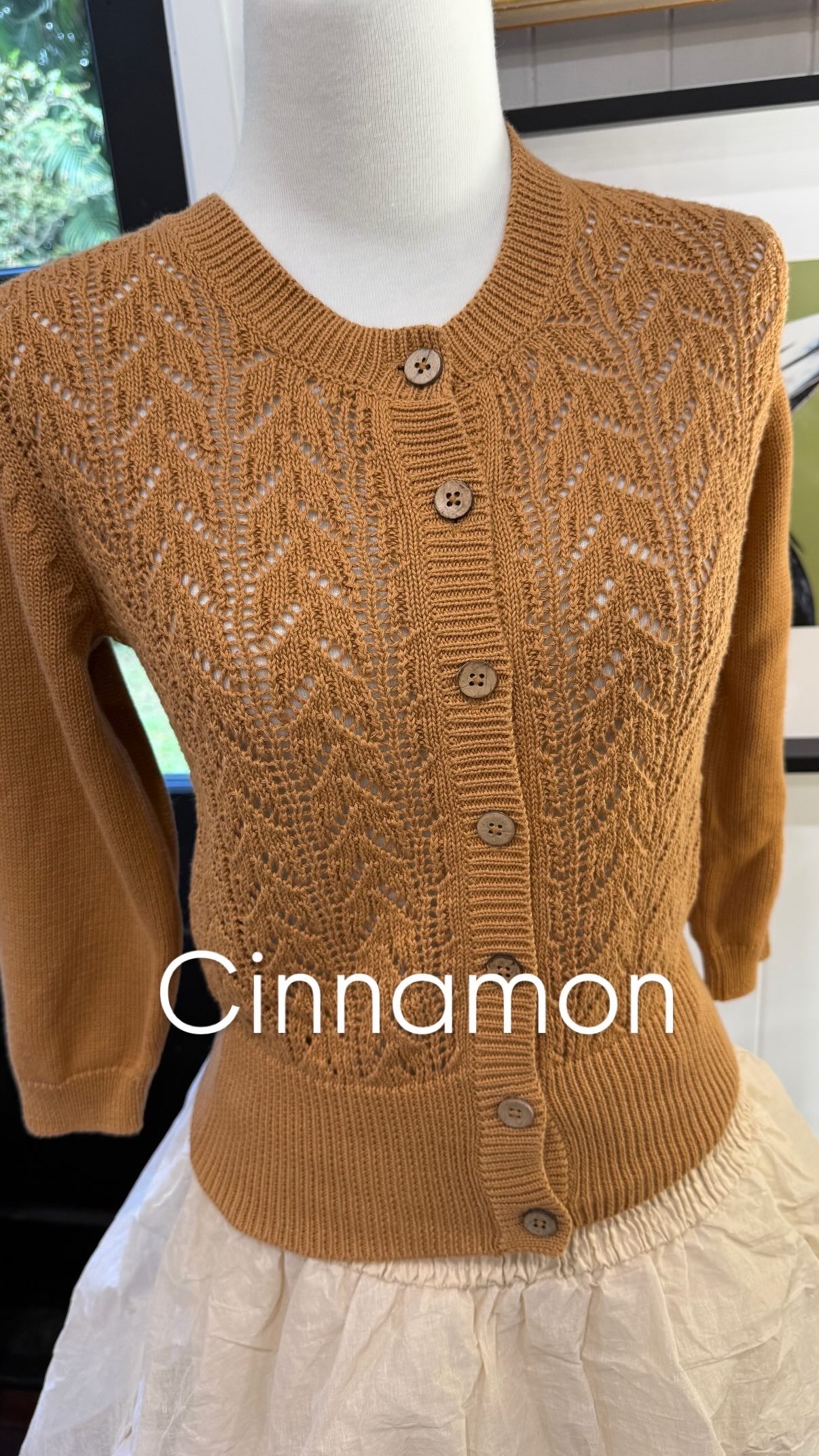  Ava cardigan lazy bones brown SALE - Stay Wild Collective  