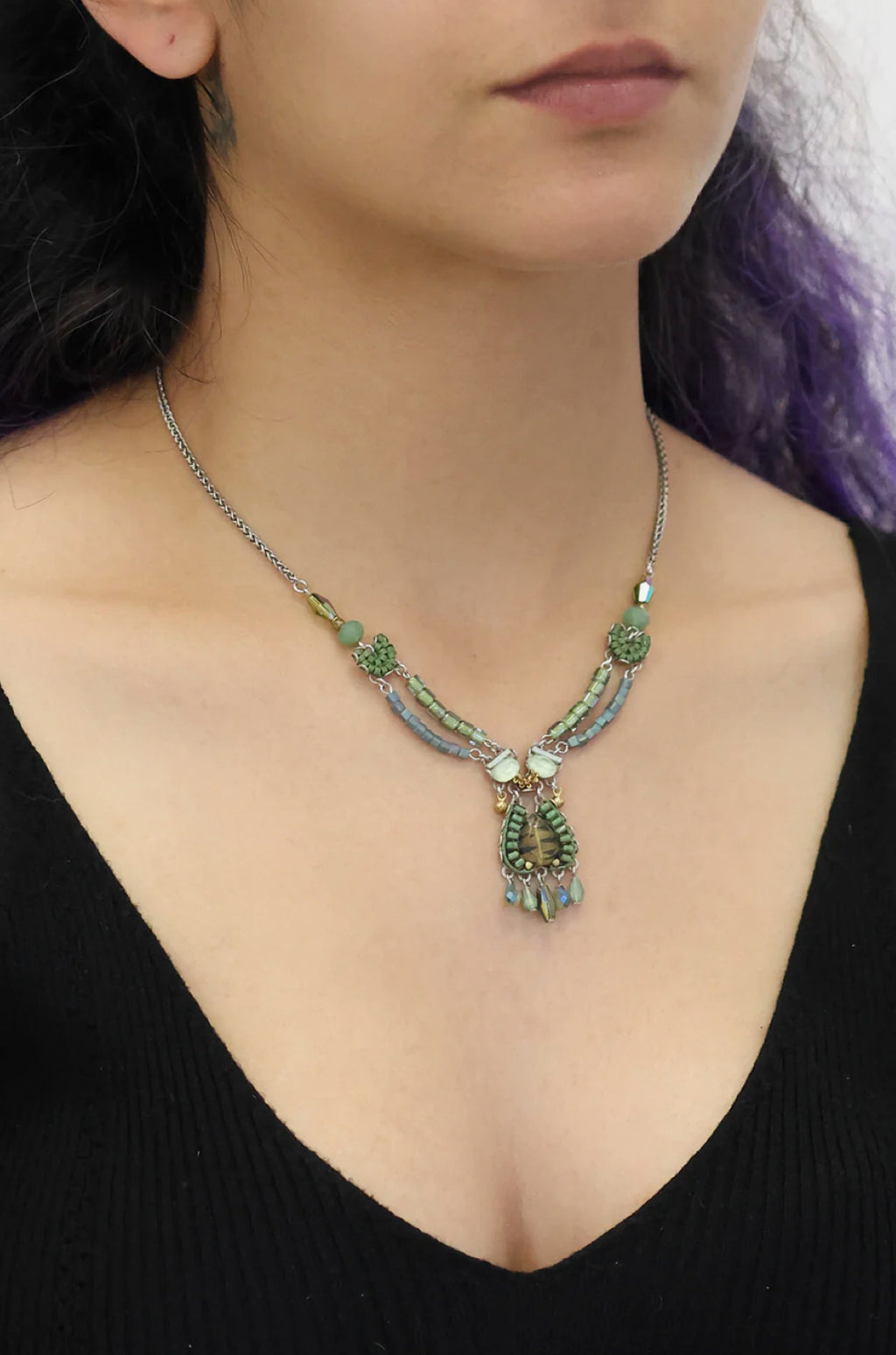  Ayalabar Eucalyptus meadow necklace C3592 - Stay Wild Collective  Jewellery