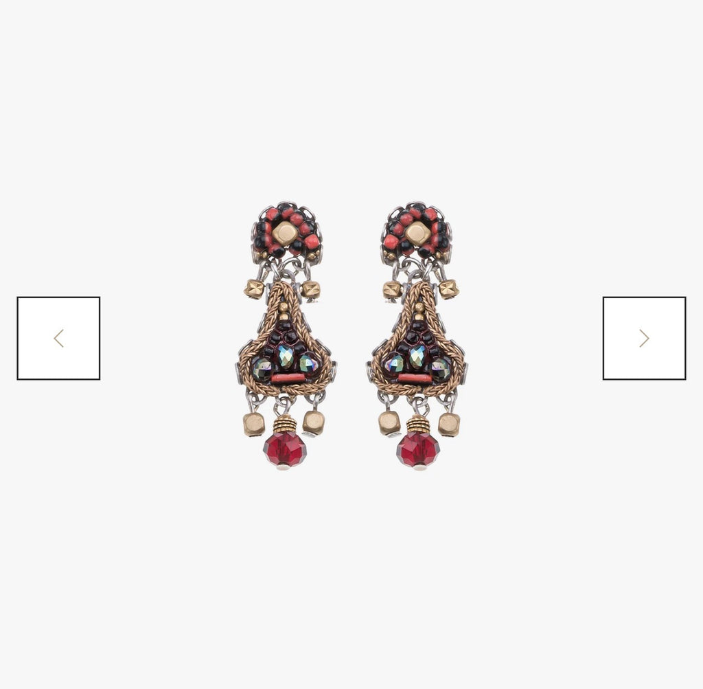 Ayalaba Noble Wine Set, Claret Earrings c2277 - Stay Wild Collective  