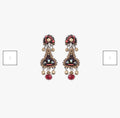  Ayalaba Noble Wine Set, Claret Earrings c2277 - Stay Wild Collective  