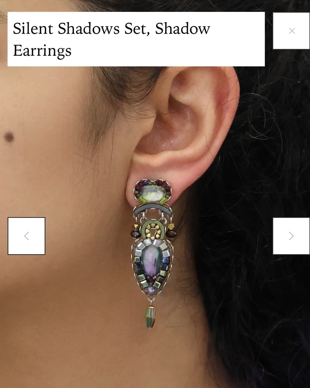  Ayalaba Silent Shadows Set, Shadow Earrings c2267 - Stay Wild Collective  Accessories