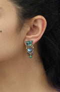  Ayalabar emerald reflection earrings R2332 - Stay Wild Collective  Accessories